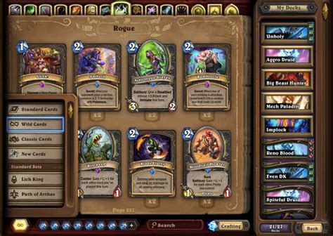 Hearthstone Wild Format .